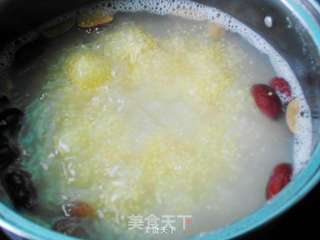 红枣桂圆小米粥的做法步骤:3