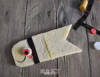 鲷鱼创意早餐的做法步骤:4