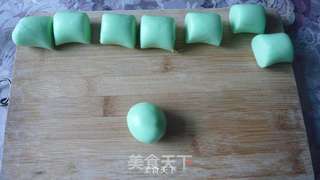 “夕餐落英”------碧玉玫瑰金丝卷的做法步骤:12