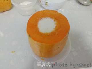 木瓜牛奶冻的做法步骤:6