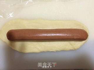 香葱香肠面包的做法步骤:6