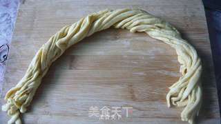 “夕餐落英”------碧玉玫瑰金丝卷的做法步骤:10