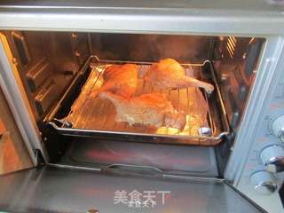 秘制烤鸭腿的做法步骤:16