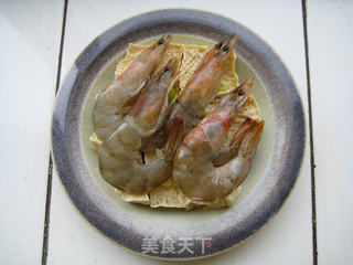 鲜虾蒸豆腐——非普通豆腐的冻豆腐的做法步骤:6