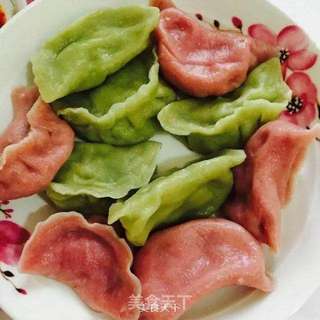 彩色饺子的做法步骤:3