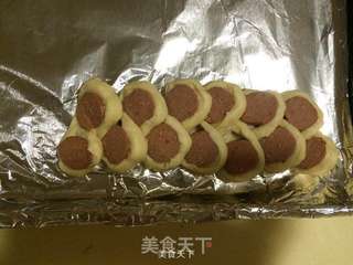 香葱香肠面包的做法步骤:9