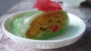 “夕餐落英”------碧玉玫瑰金丝卷的做法步骤:20