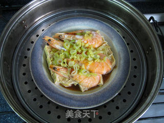 鲜虾蒸豆腐——非普通豆腐的冻豆腐的做法步骤:9