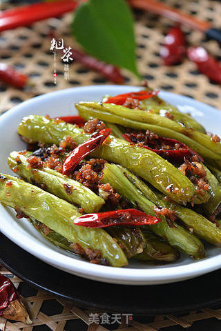 干煸四季豆的做法步骤:13