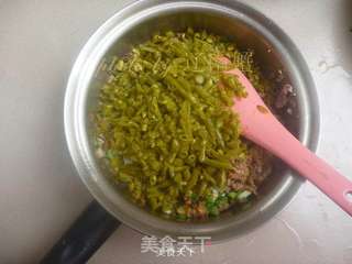 肉末酸豆角的做法步骤:6