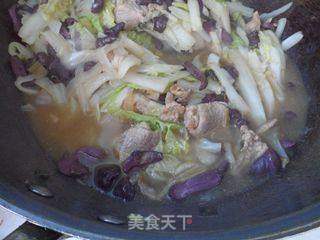 红蘑白菜的做法步骤:10