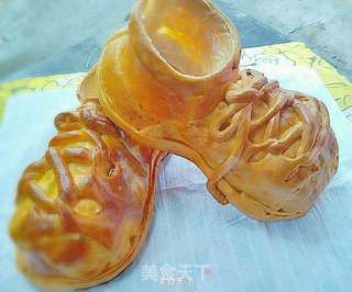 鞋子面包的做法步骤:13