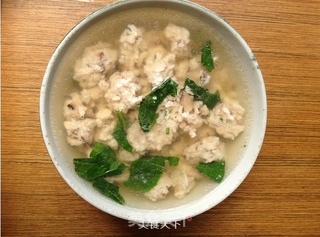 豆腐肉丸汤的做法步骤:4