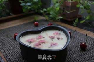 浪漫樱花慕斯的做法步骤:8