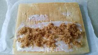肉松面包卷的做法步骤:11