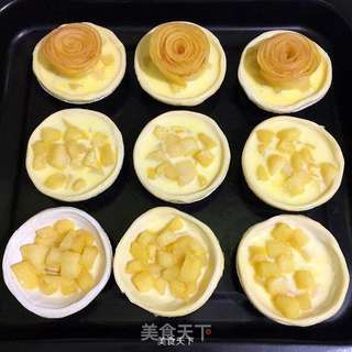 苹果蛋挞的做法步骤:12