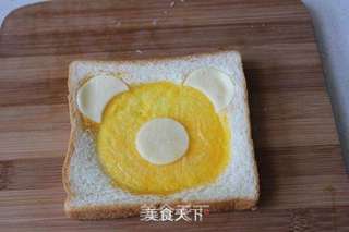 小熊三明治的做法步骤:14