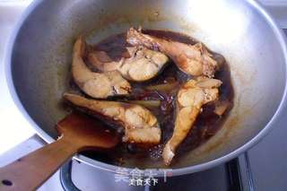 魔芋结烧鱼块的做法步骤:7