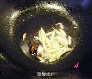 老北京肉片打卤面的做法步骤:4