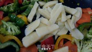 彩椒煎蛋的做法步骤:7