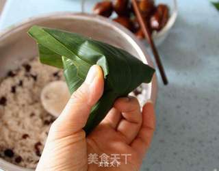 甜蜜的红豆蜜枣粽的做法步骤:11