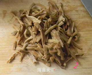 老北京肉片打卤面的做法步骤:2