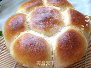 柔软好吃--花朵红豆面包的做法步骤:12