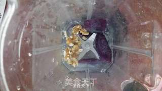 【紫薯核桃饮】养颜又补脑的悦己饮的做法步骤:2