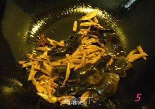 老北京肉片打卤面的做法步骤:5