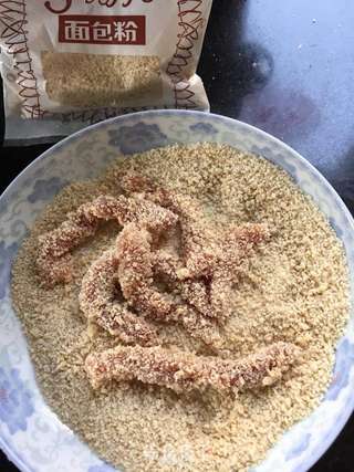 椒盐排条的做法步骤:4