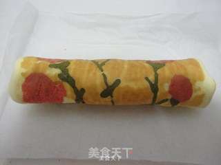 康乃馨蛋糕卷的做法步骤:17