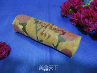 康乃馨蛋糕卷的做法步骤:19