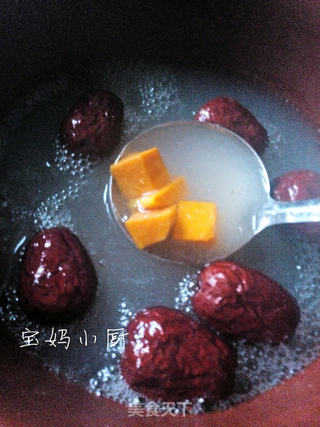 银耳红枣南瓜羹的做法步骤:5