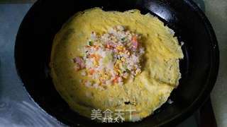 营养早餐---蛋包饭的做法步骤:5