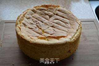 葡萄干戚风蛋糕的做法步骤:18