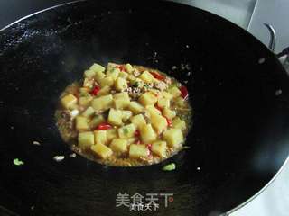 肉末米豆腐的做法步骤:7
