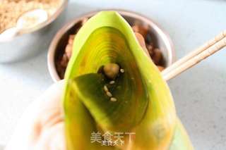 台式花菇烧肉粽的做法步骤:10