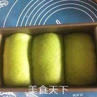 抹茶红豆吐司的做法步骤:11