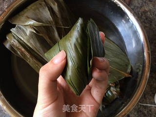 抹茶红豆水晶粽的做法步骤:10
