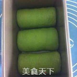 抹茶红豆吐司的做法步骤:10
