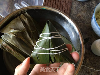 抹茶红豆水晶粽的做法步骤:11