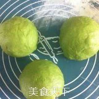 抹茶红豆吐司的做法步骤:6
