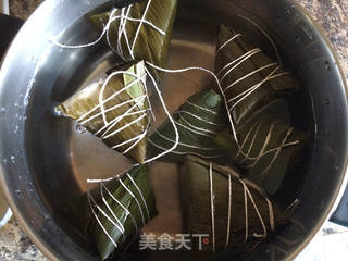 抹茶红豆水晶粽的做法步骤:12