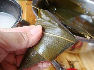 粽情端午---【红豆粽子】的做法步骤:4