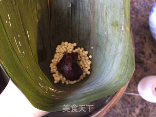 抹茶红豆水晶粽的做法步骤:6