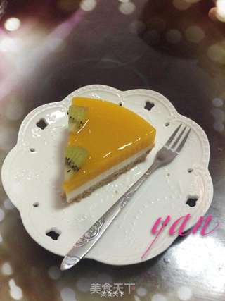 芒果酸奶慕斯蛋糕的做法步骤:12