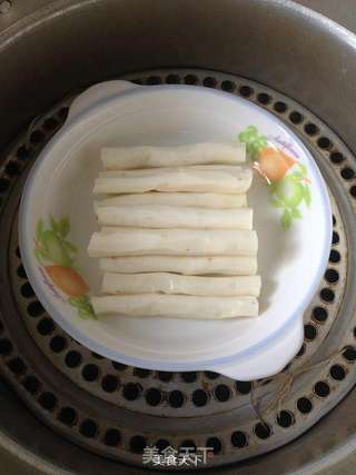 蓝莓山药的做法步骤:3