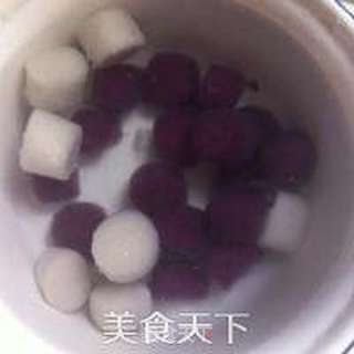 芋圆牛奶水果冰的做法步骤:3