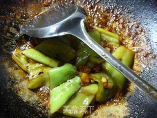 糖醋蒜香尖椒的做法步骤:13
