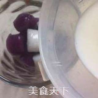 芋圆牛奶水果冰的做法步骤:8